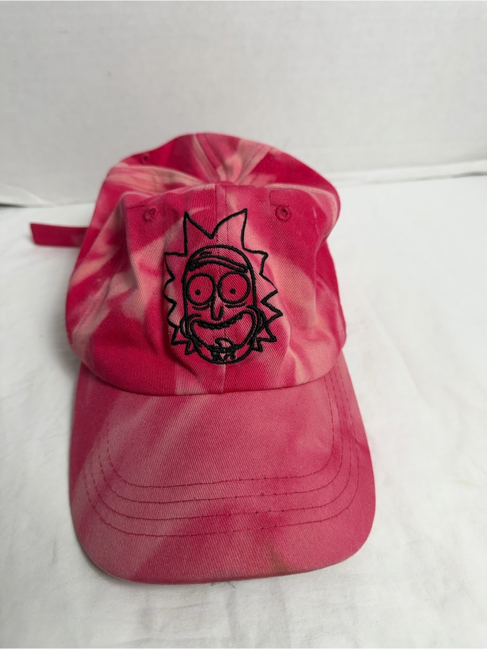 Rick and Morty Tie-Dye Pink Dad Cap